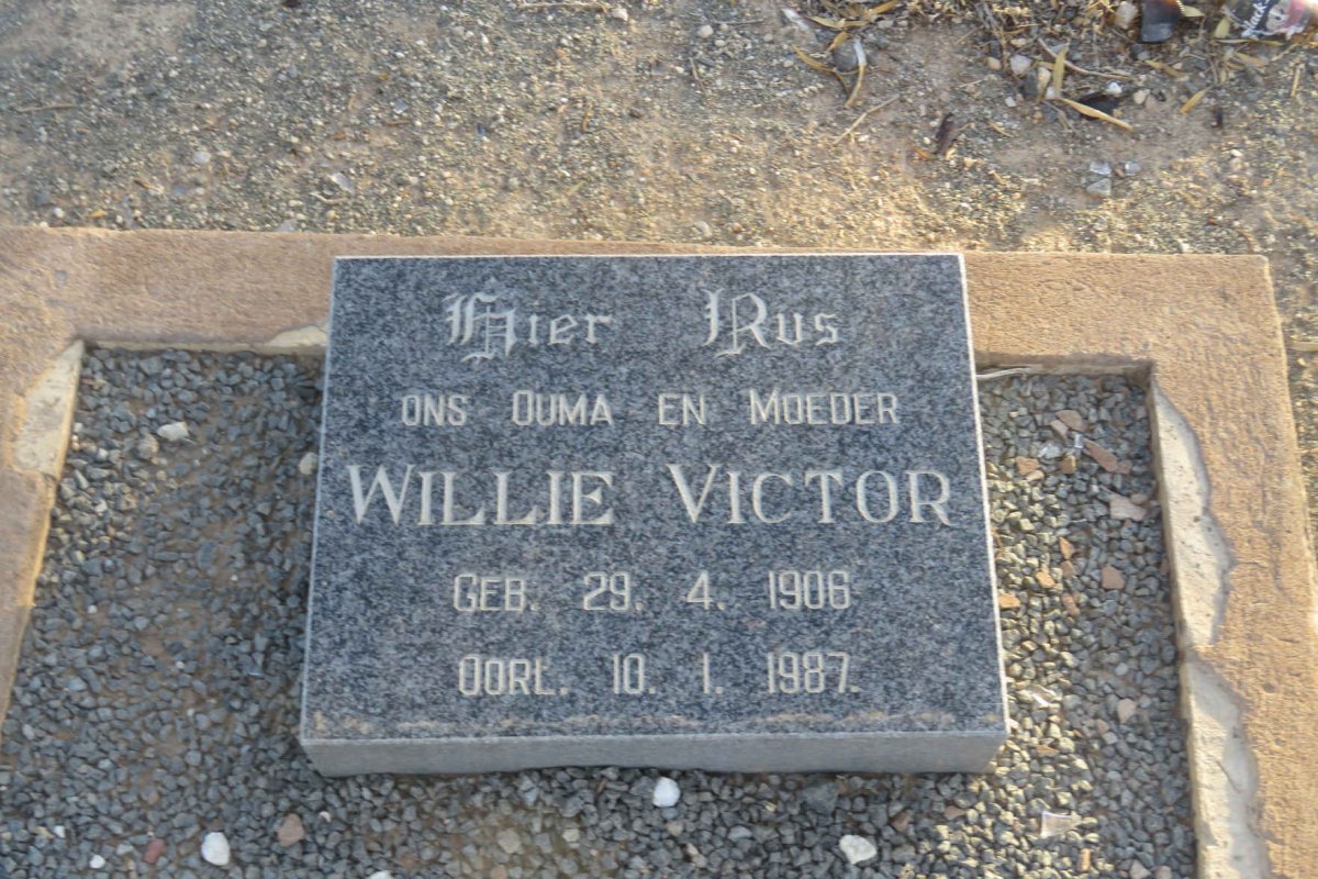 VICTOR Willie 1906-1987