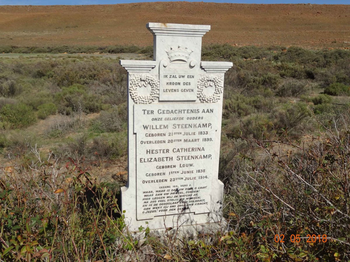 STEENKAMP Willem 1833-1899 & Hester Catherina Elizabeth LOUW 1838-1914