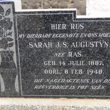 AUGUSTYN Sarah J.S. nee RAS 1887-1948