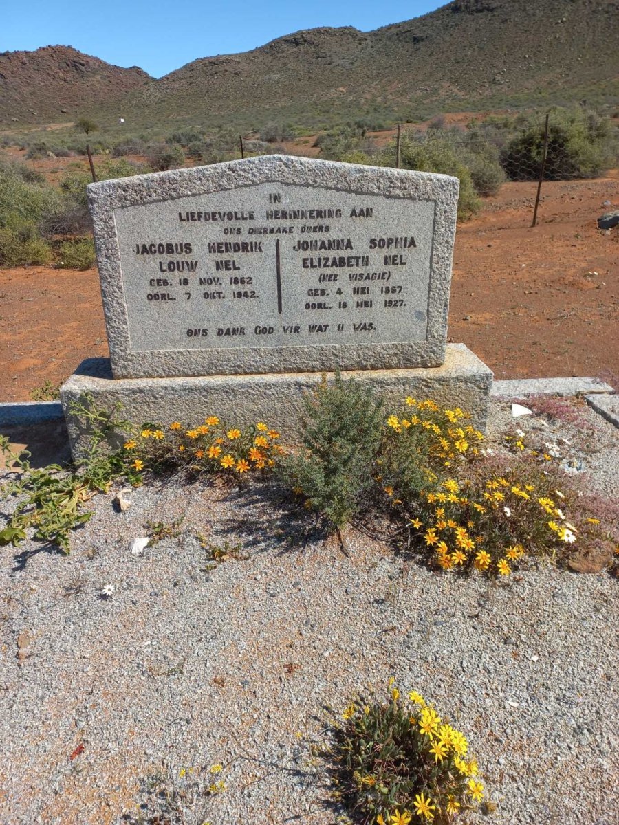 NEL Jacobus Hendrik Louw 1862-1942 & Johanna Sophia Elizabeth VISAGIE 1867-1927