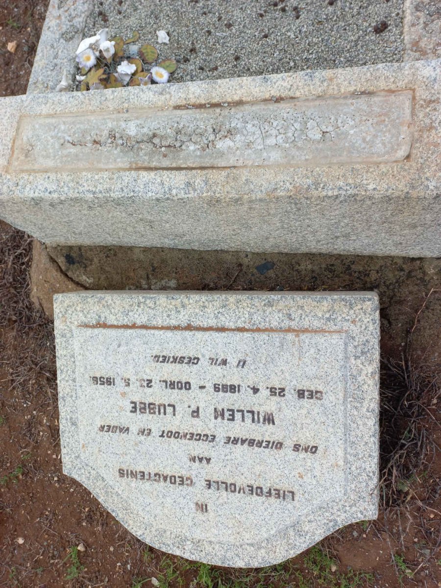 LUBBE Willem P. 1889-1956