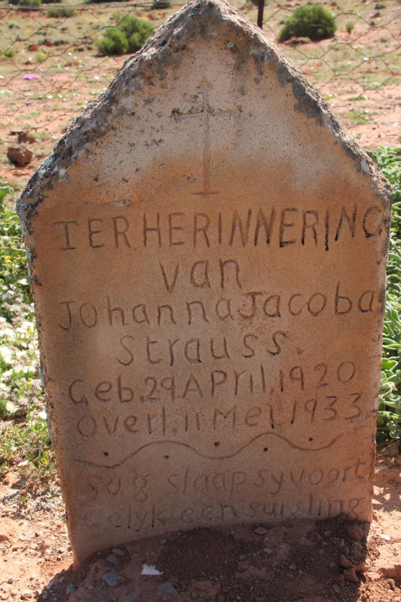 STRAUSS Johanna Jacoba 1920-1933