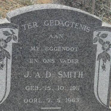 SMITH J.A.D. 1911-1963