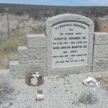 NEL Albertus Johannes 1884-1952 & Maria Martha Magritha LOUW 1886-1933