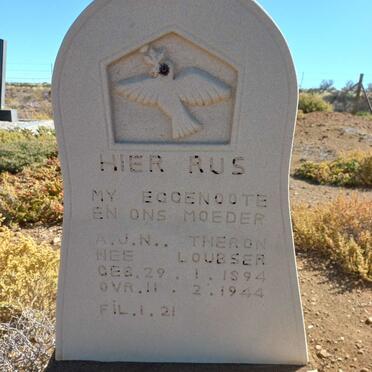 THERON A.J.N. nee LOUBSER 1894-1944