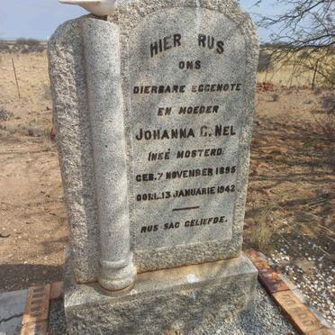 NEL Johanna G. nee MOSTERD 1895-1942