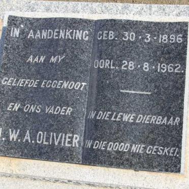 OLIVIER J.W.A. 1896-1962