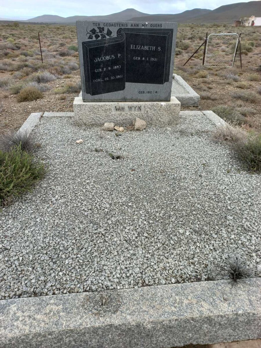 WYK Jacobus P., van 1893-1961 & Elizabeth S. 1921-