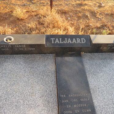 TALJAARD Cornelis Janse 1905-1989 & Hester Johanna 1906-1988
