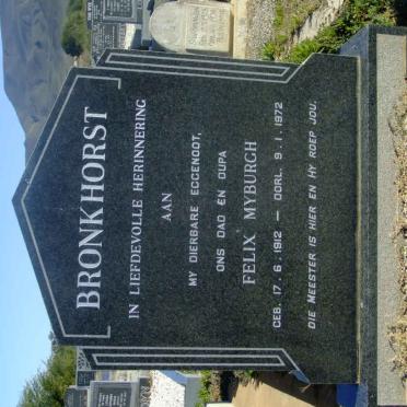 BRONKHORST Felix Myburgh 1912-1972