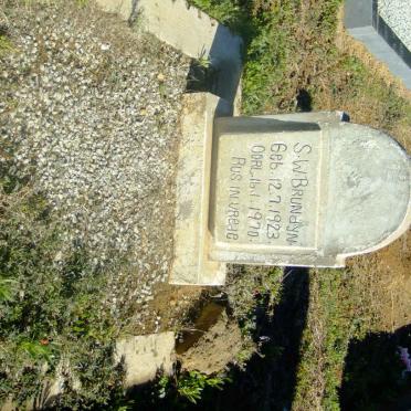 BRUNDYN S.W. 1923-1970