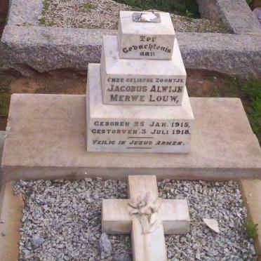 LOUW Jacobus Alwijn Merwe 1915-1918