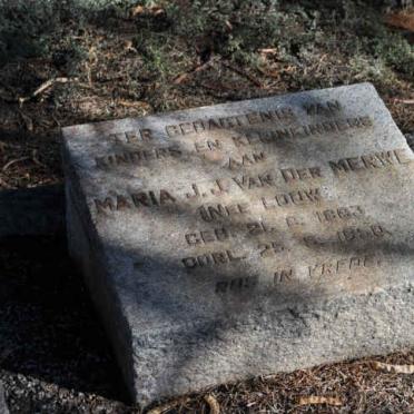 MERWE Maria J.J., van der nee LOUW 1883-1950