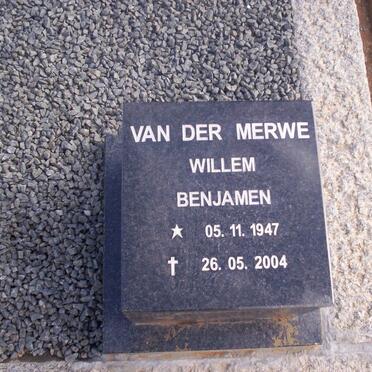 MERWE Willem Benjamen, van der 1947-2004
