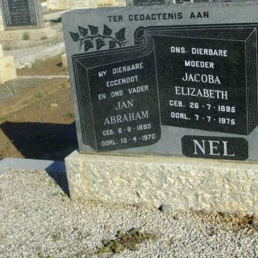 NEL Jan Abraham 1895-1970 &amp; Jacoba Elizabeth 1895-1975