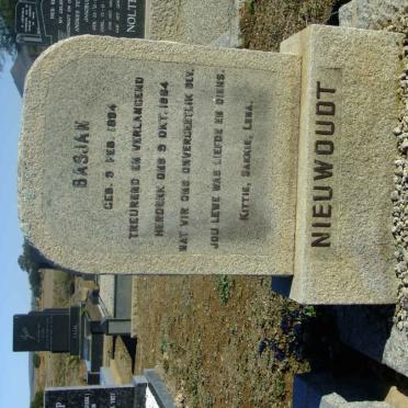 NIEUWOUDT Basjan 1894-1964