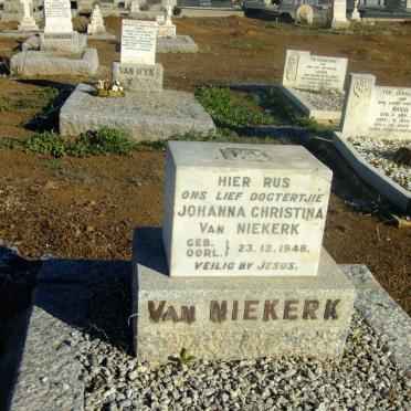NIEKERK Johanna Christina, van 1948-1948