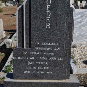 NEL Catharina Wilhelmina Louw nee STRAUSS 1895-1966