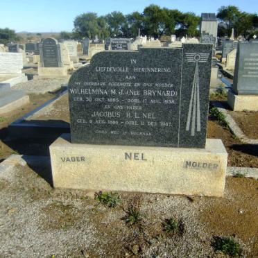 NEL Jacobus H.L. 1888-1967 &amp; Wilhelmina M.J. BRYNARD 1895-1958