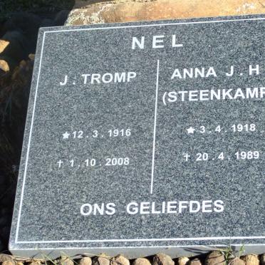 NEL J. Tromp 1916-2008 &amp; Anna J.H. STEENKAMP 1918-1989