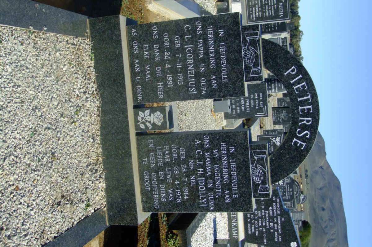 PIETERSE C.L. 1915-1991 & A.C.J.H. NEL 1914-1978