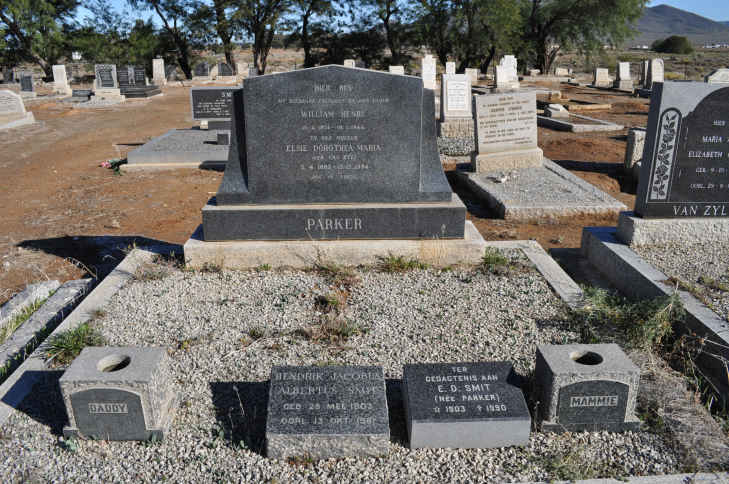 PARKER William Henry 1874-1944 & Elsie Dorothea Maria VAN ZYL 1882-1954