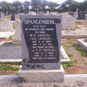 SPANGENBERG J.P.P. 1882-1974 &amp; M.H. LIGTHART 1883-1973