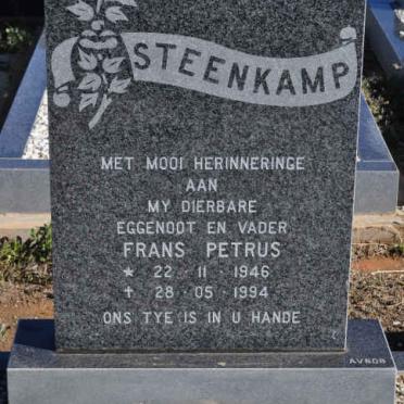 STEENKAMP Frans Petrus 1946-1994