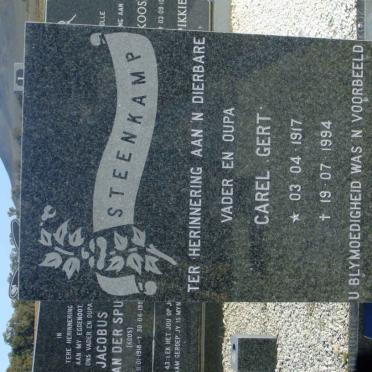 STEENKAMP Carel Gert 1917-1994