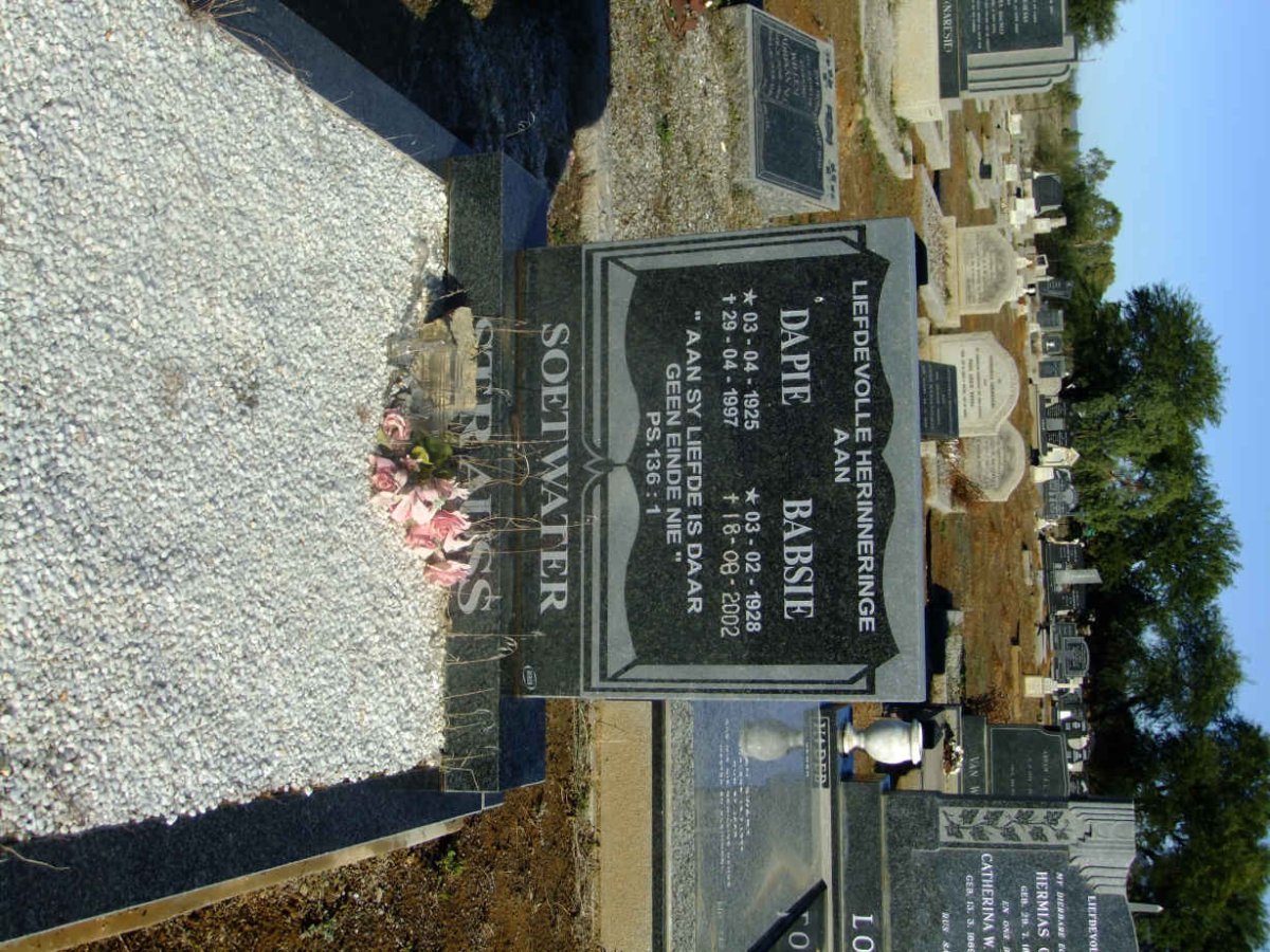 STRAUSS Dapie 1925-1997 & Babsie 1928-2002