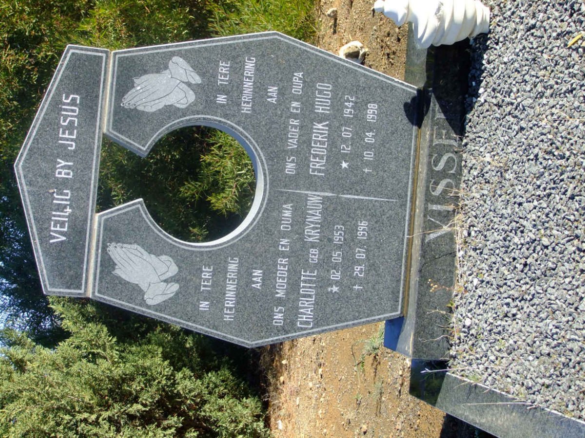 VISSER Frederik Hugo 1942-1998 & Charlotte KRYNAUW 1953-1996