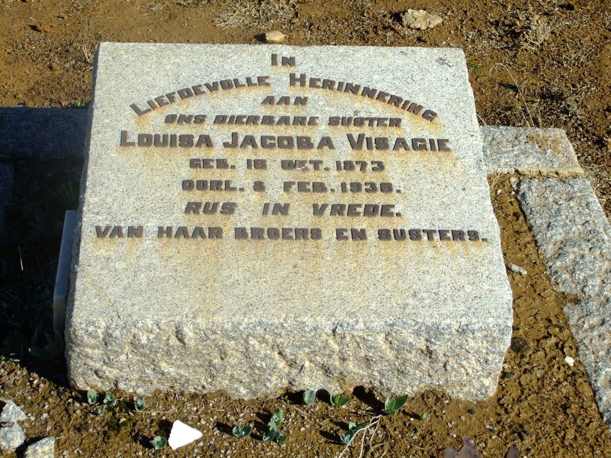 VISAGIE Louisa Jacoba 1873-1936