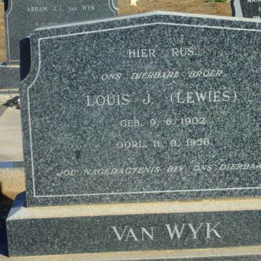 WYK Louis J., van 1902-1958