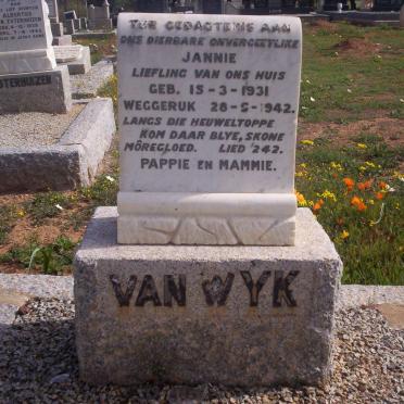 WYK Jannie, van 1931-1942