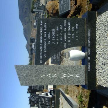 WYK J., van 1901-1990 &amp; J.M.A. NEL 1921-