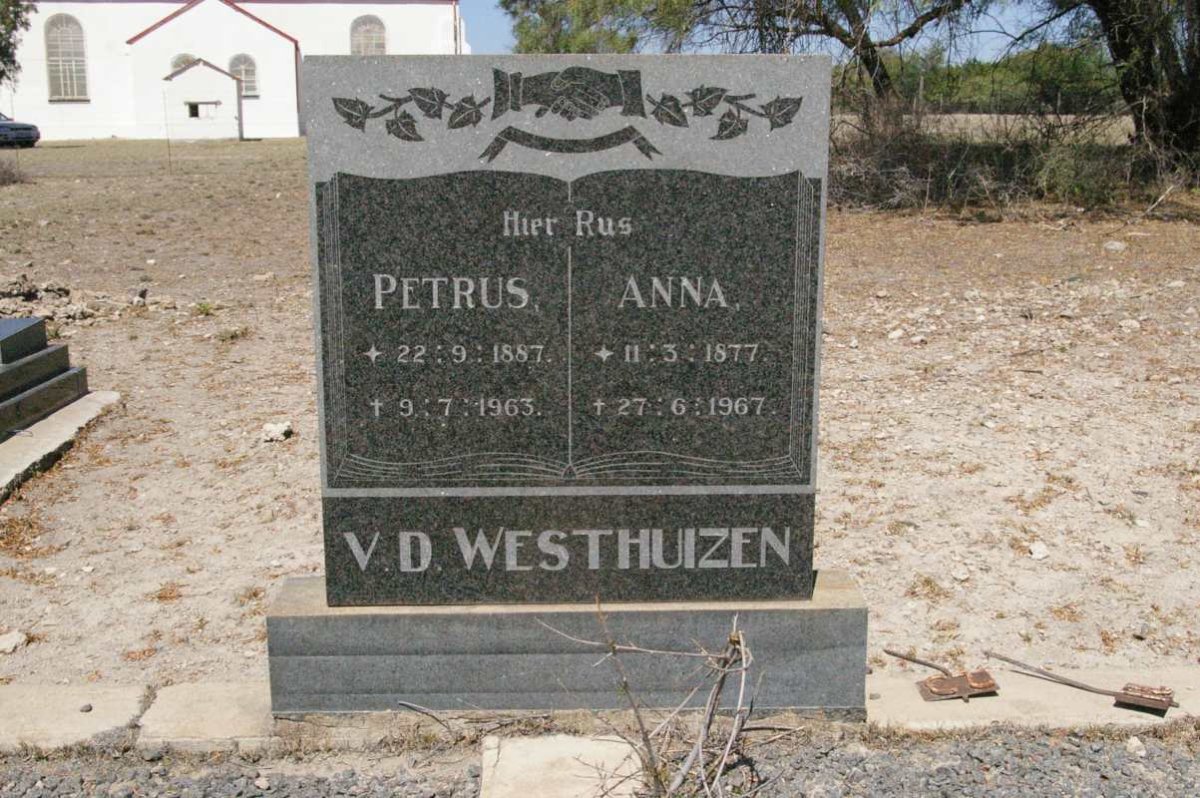WESTHUIZEN Petrus, v.d. 1887-1963 & Anna 1877-1967