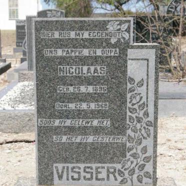 VISSER Nicolaas 1896-1968 &amp; Johanna 1899-1979