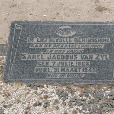 ZYL Sarel Jacobus, van 1868-1943