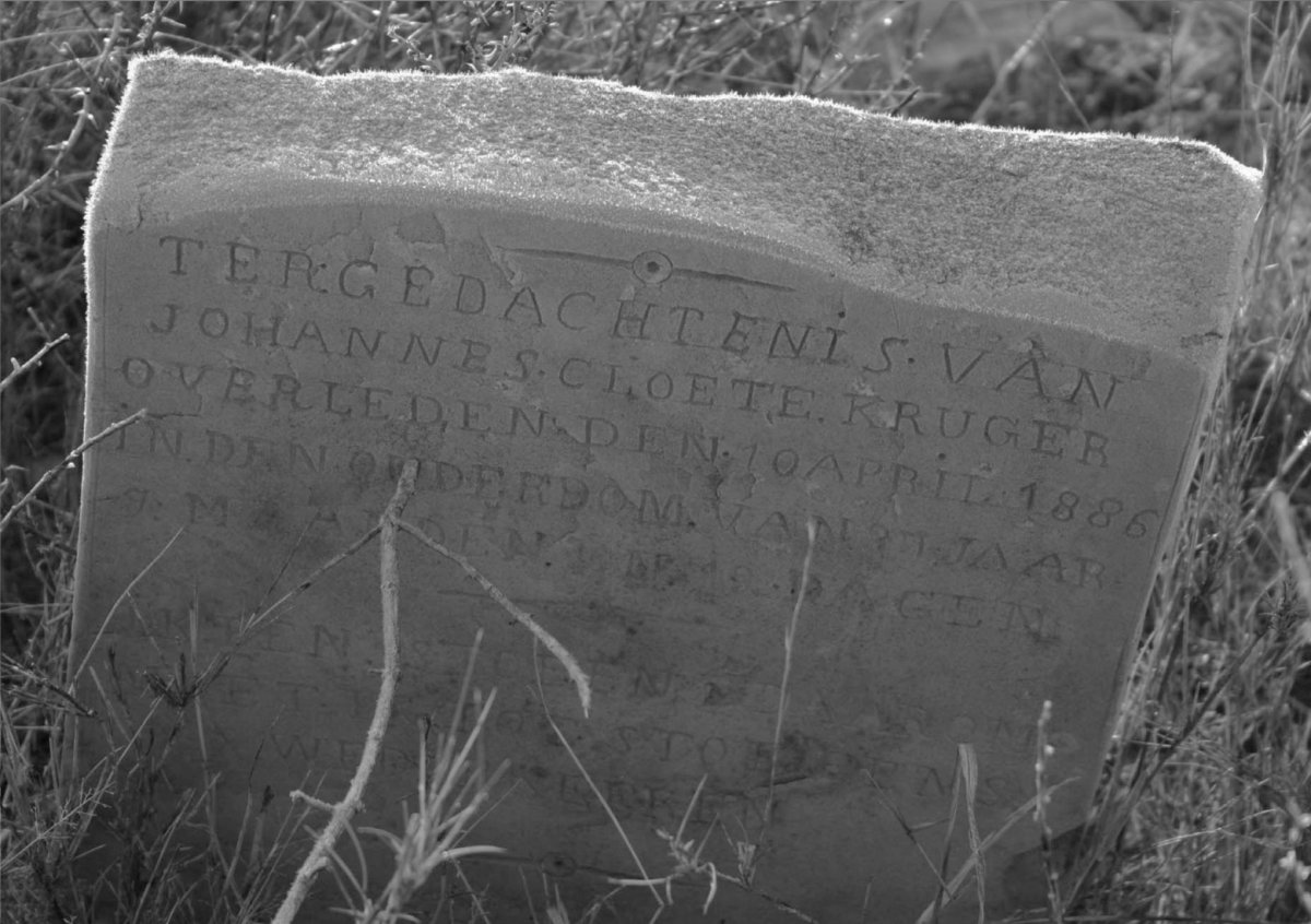 KRUGER Johannes Cloete -1886