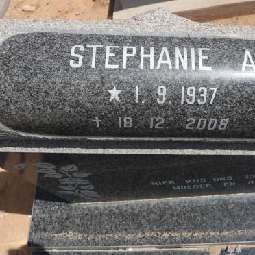 AARDE Pieter, van 1931-1979 &amp; Stephanie A. 1937-2008