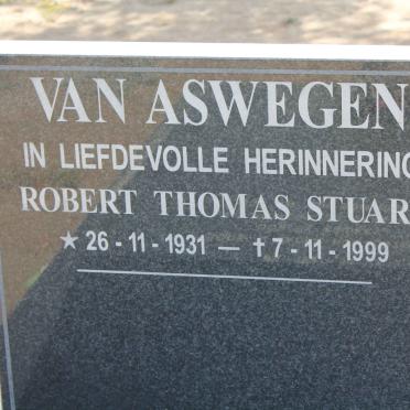 ASWEGEN Robert Thomas Stuart, van 1931-1999