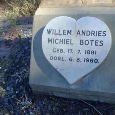 BOTES Willem Andries Michiel 1881-1960