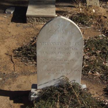 BUYS Stevannes J. 1839-1916