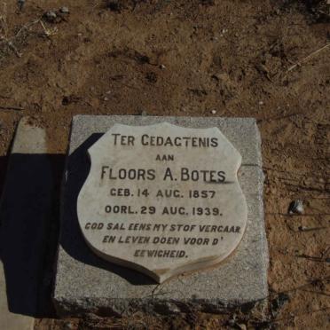 BOTES Floors A. 1857-1939