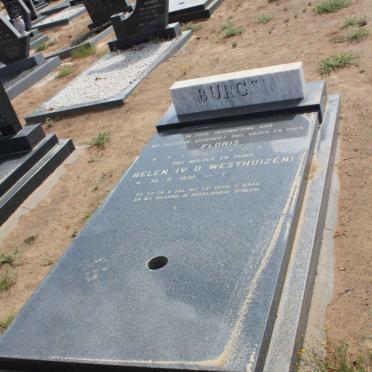 BURGER Floris 1930-1992 &amp; Helen V.D. WESTHUIZEN 1930-