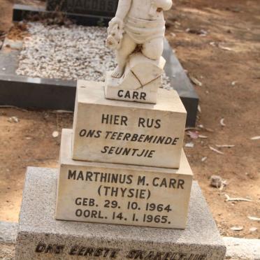 CARR Marthinus M. 1964-1965
