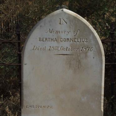 CORNELIUS Bertha -1876