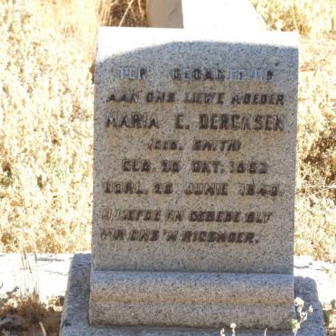 DERCKSEN Maria E. nee SMITH 1863-1940