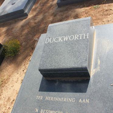 DUCKWORTH Helena F.S. nee MALAN 1903-1988