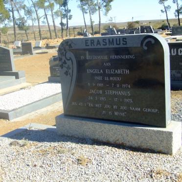 ERASMUS Jacob Stephanus 1915-1975 &amp; Engela Elizabeth LE ROUX 1918-1974